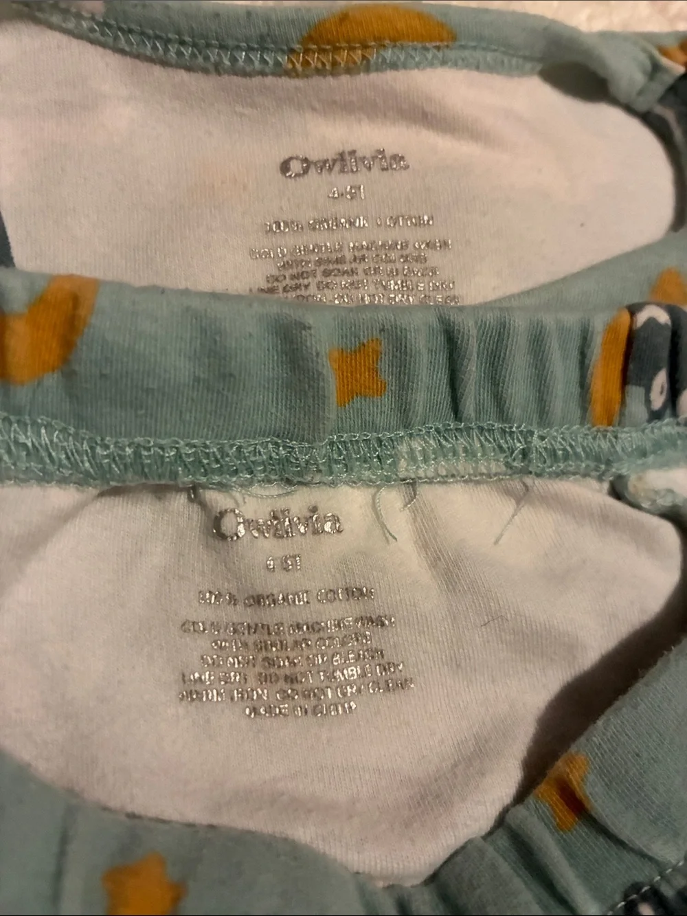 Owlivia Crocodile Print Kids Pajama Set